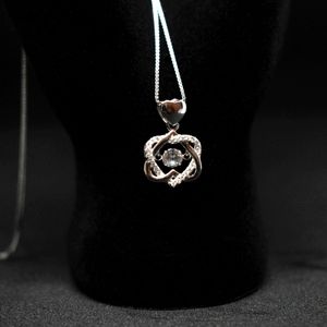 Sterling Silver Six Pointed Pendant Necklace